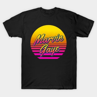 Marvin Personalized Name Birthday Retro 80s Styled Gift T-Shirt